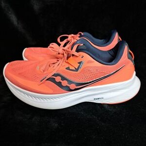 Saucony Women 9 Guide 15 S10685-16 Orange Running Training Athletic Shoe Sneaker